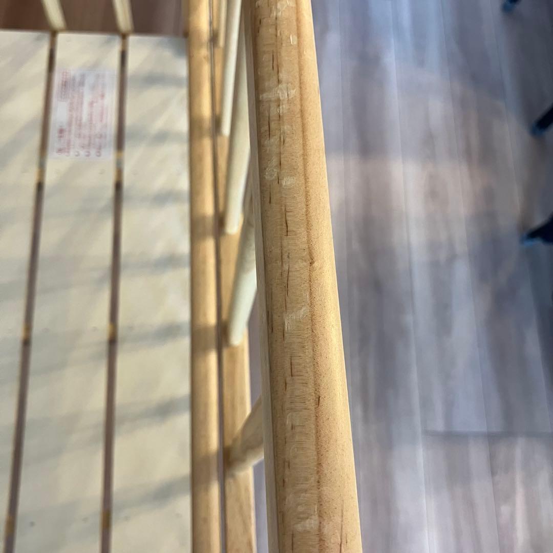 ノモック　Wオープンハイタイプ　ミニベビーベッド ナチュラル