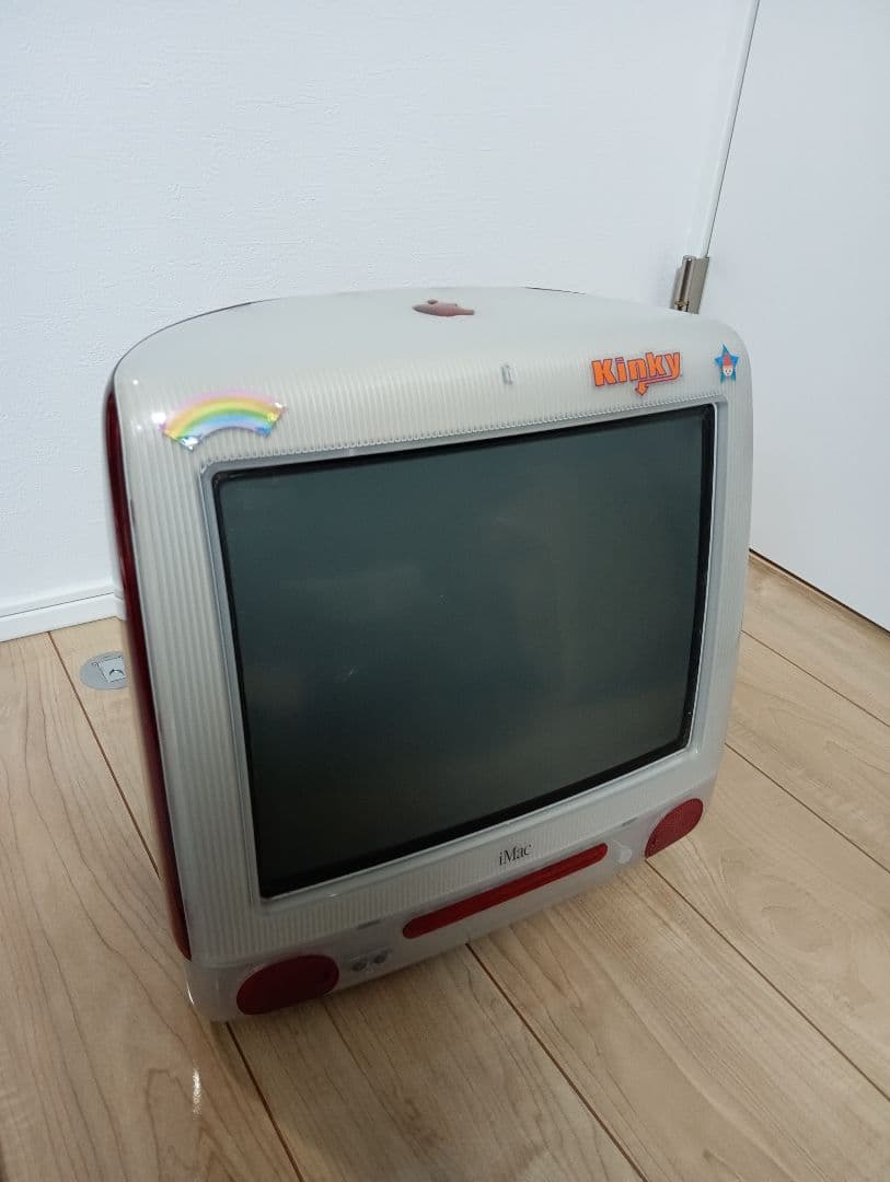 通電確認済み　初代 Apple iMac G3 スケルトンレッド