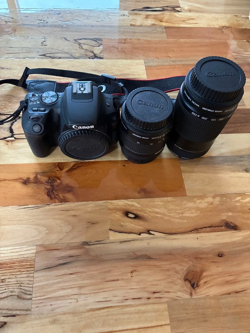 Canon EOS Kiss デジタル一眼レフ 2本レンズ付き