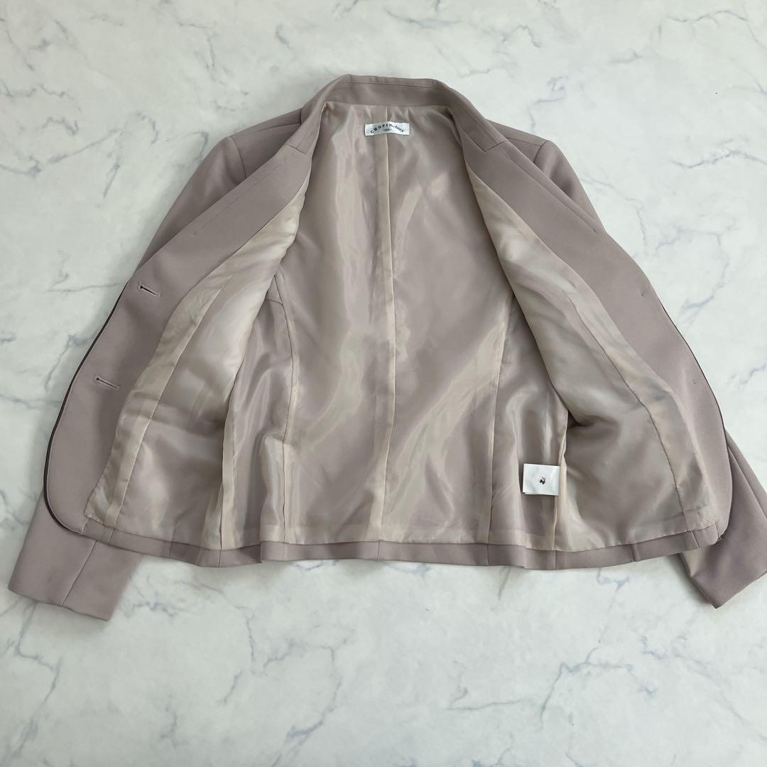 美品 ショパンドゥ 卒服 160 フォーマルスーツ ブラウンチェック ブレザー