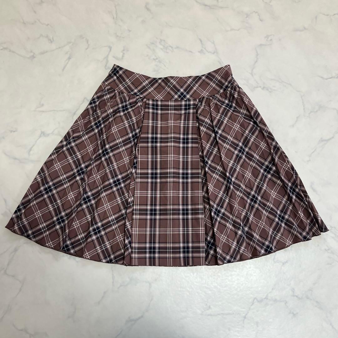 美品 ショパンドゥ 卒服 160 フォーマルスーツ ブラウンチェック ブレザー