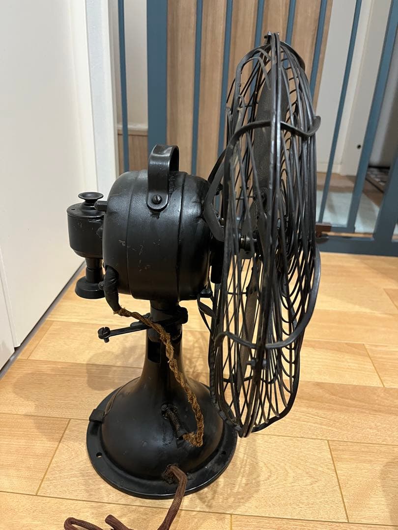 昭和レトロ 芝浦製作所 扇風機 C-7032 4枚羽　　ジャンク品