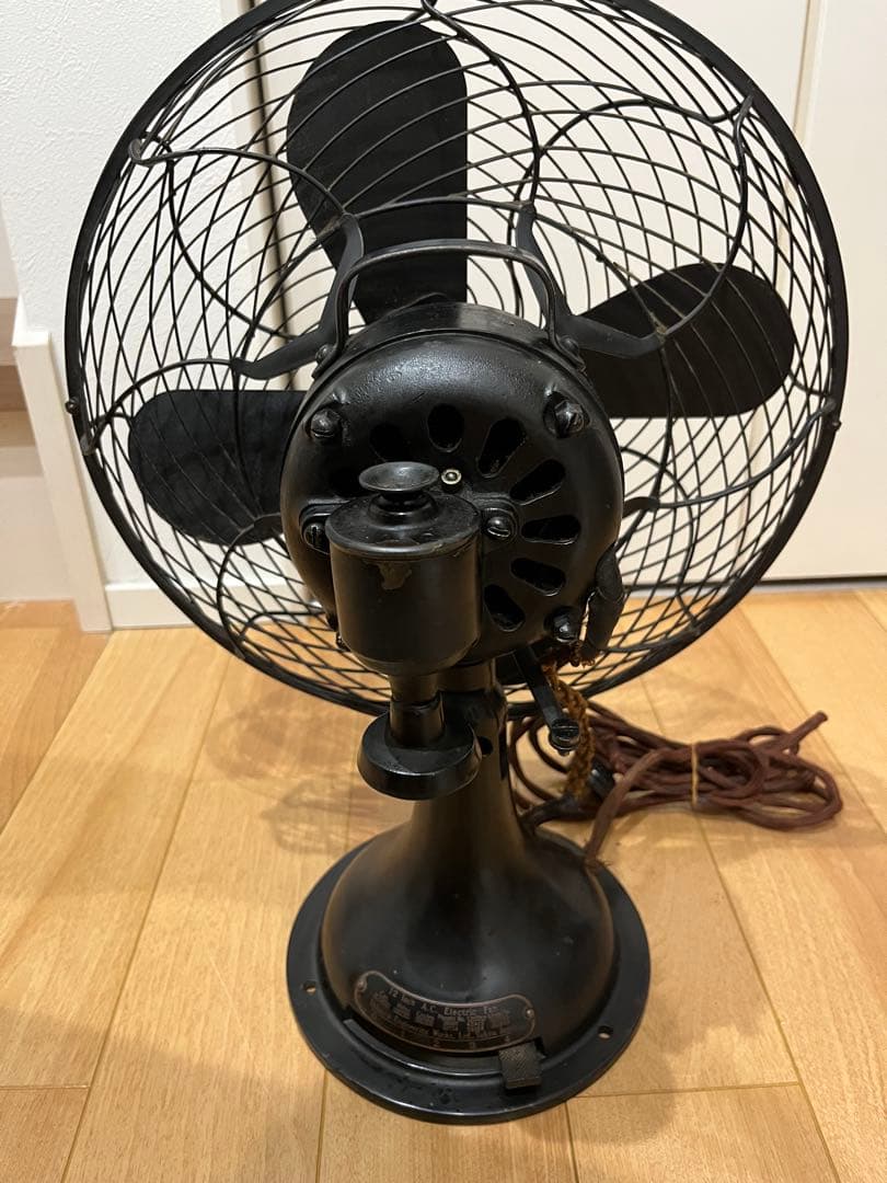 昭和レトロ 芝浦製作所 扇風機 C-7032 4枚羽　　ジャンク品