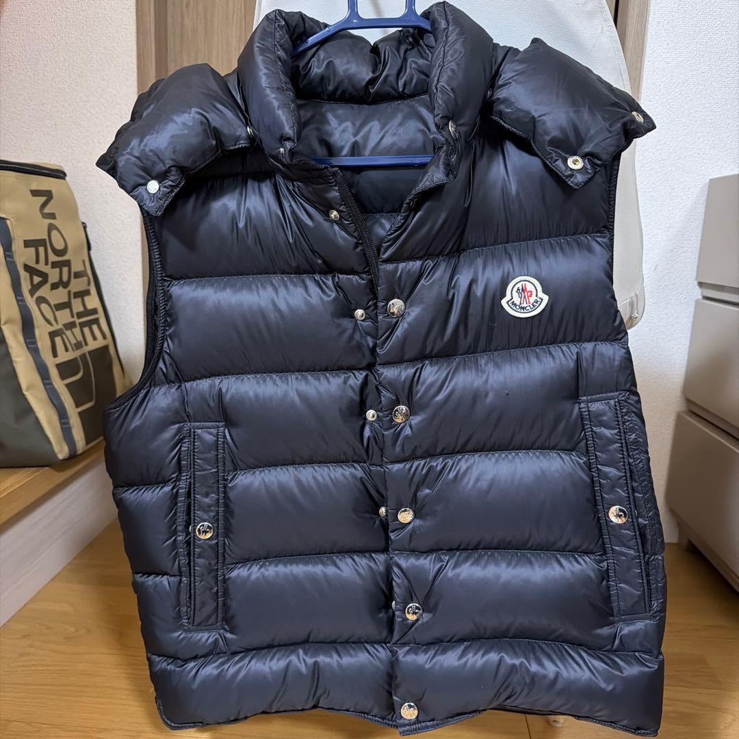 MONCLER モンクレール ダウンベスト サイズ2 ブラック 美品 ほぼ未使用