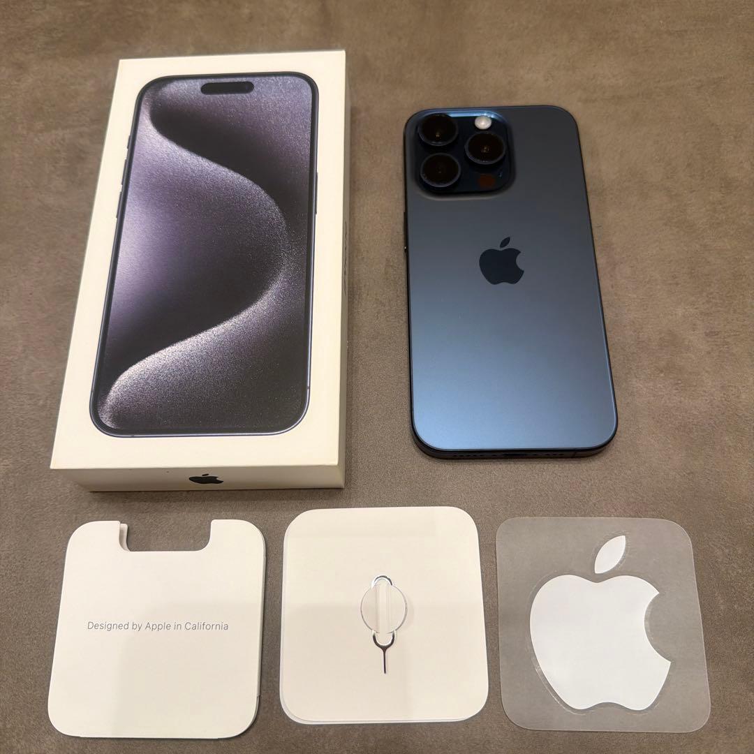 Apple iPhone 15 Pro ブルーチタニウム　本体 128GB