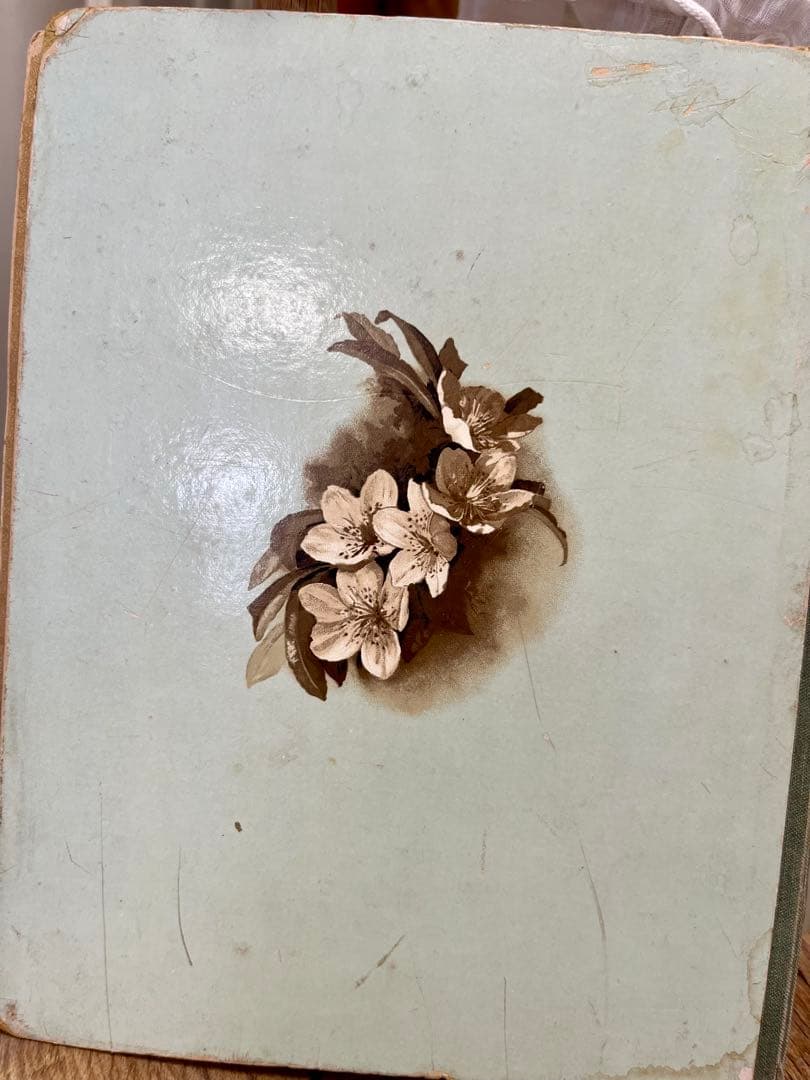 クリスマス　洋書　アンティーク　稀少　古書　絵本　少女　リトグラフ