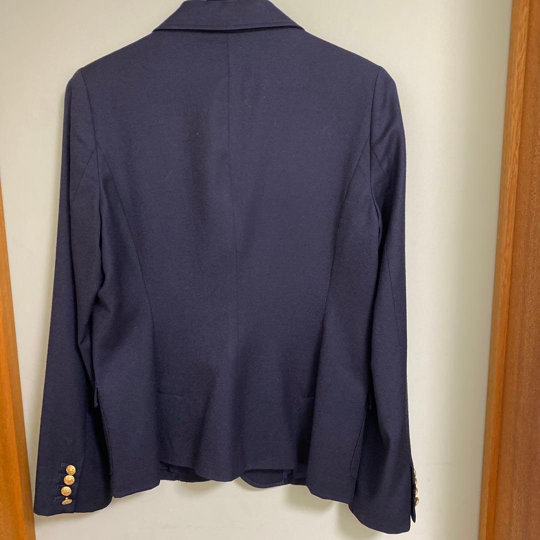 ラルフローレン ネイビー ブレザー160とチェック柄スカート7号セット