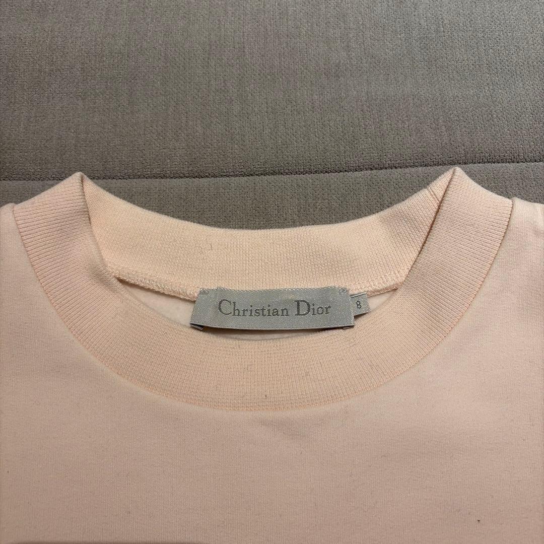 DIOR⭐︎キッズ長袖トレーナー ライトピンク 130サイズ
