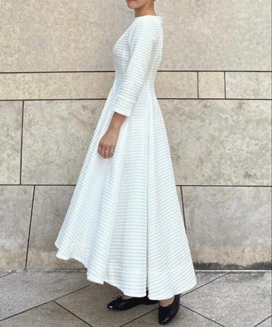 JENNE千鳥立体フレアワンピース