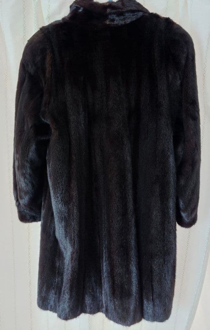 金タグ　Antonovich　進道毛皮　サガミンクロイヤル　ロング　コート　XL