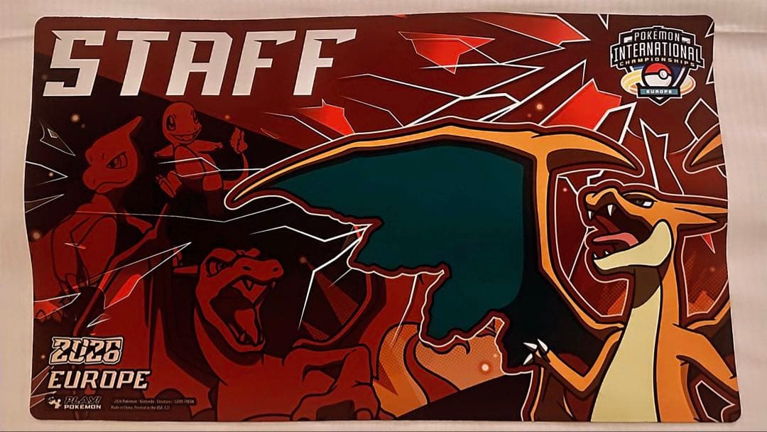 EUIC 2026 メガリザードン yプレイマット　STAFF