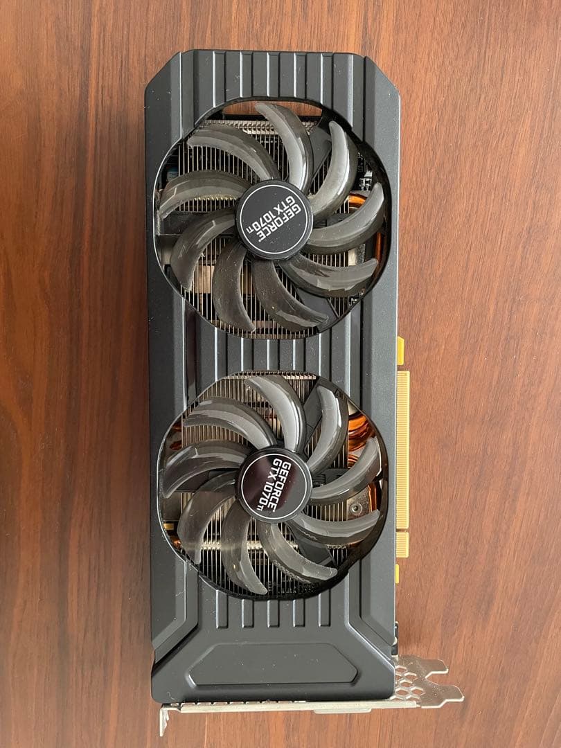 高性能グラフィックボード デュアルファン　GTX1070ti
