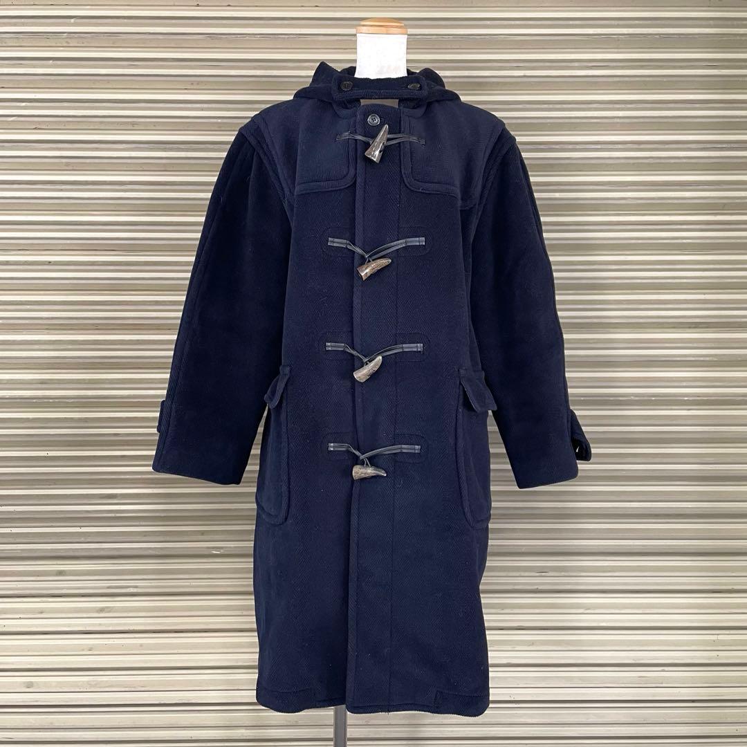 日本製 ニューヨーカー 英国製生地 ムーアブルック ダッフルコート ヘリンボーン