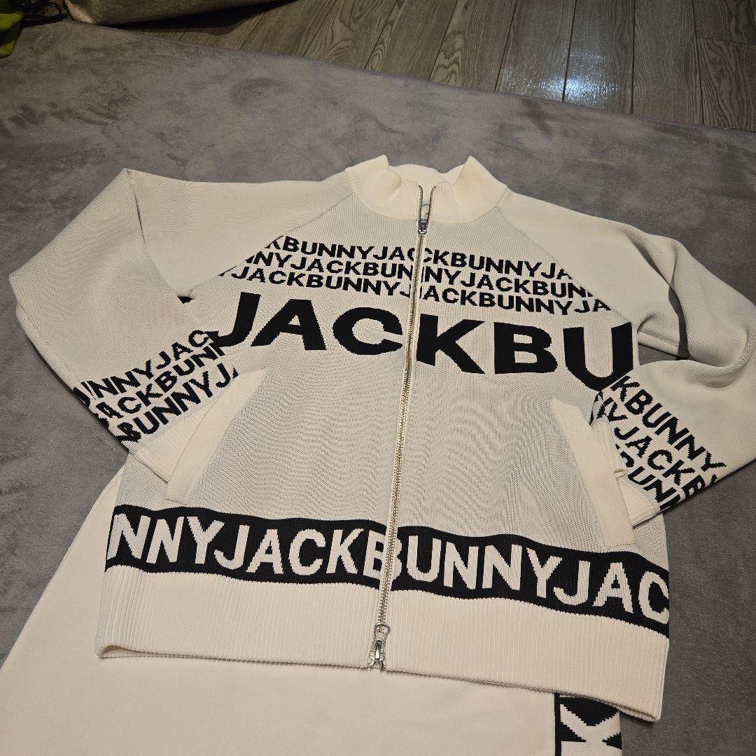 ちーちゃん、JACKBUNNY 　ホワイト ジップアップセーター サイズ1