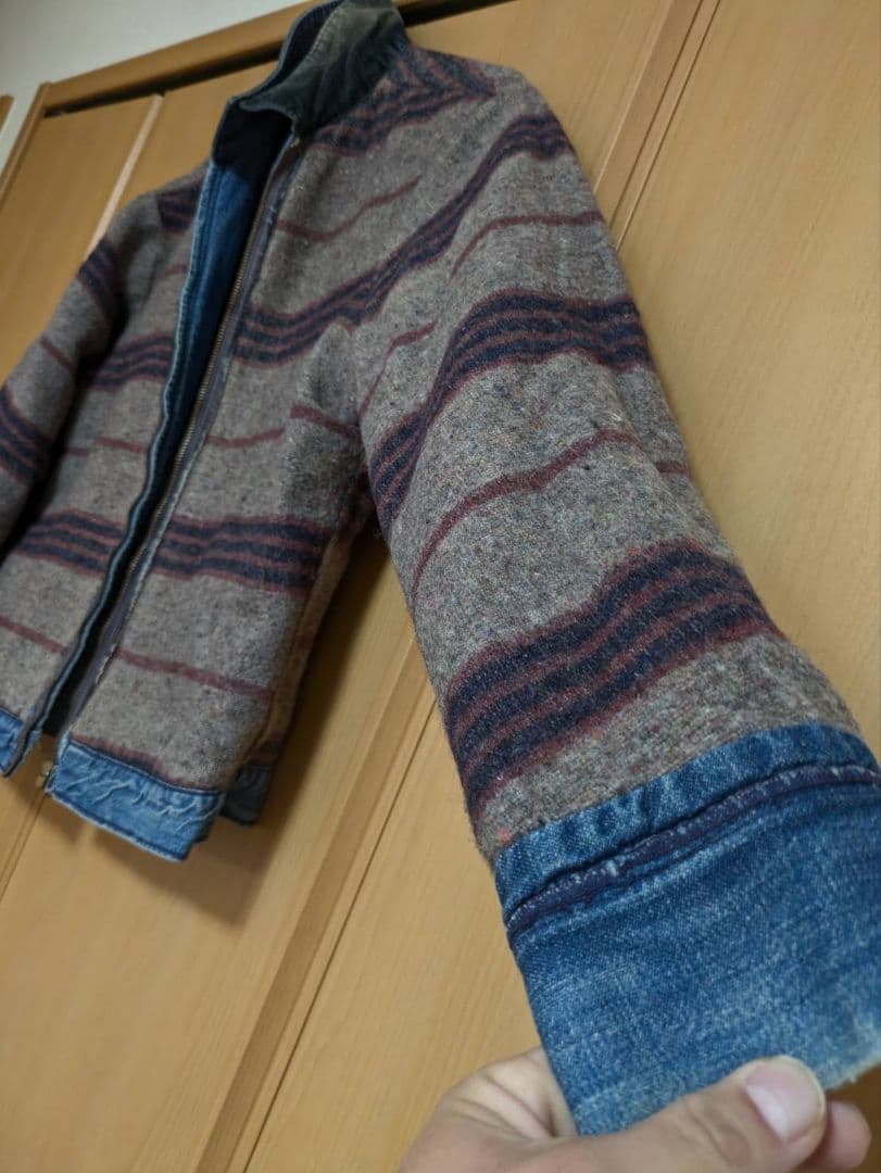 ヨ*シ様 60s USA製 デニムジャケット ブランケット ストア ヴィンテージ