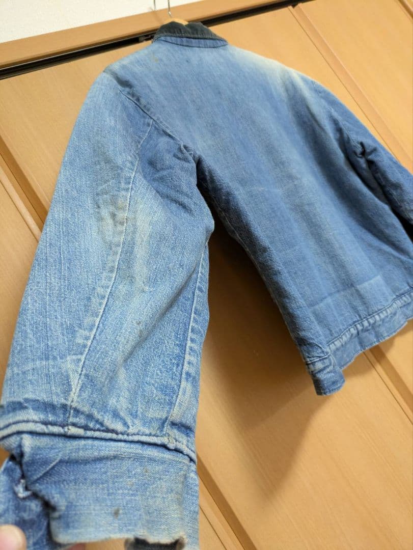 ヨ*シ様 60s USA製 デニムジャケット ブランケット ストア ヴィンテージ