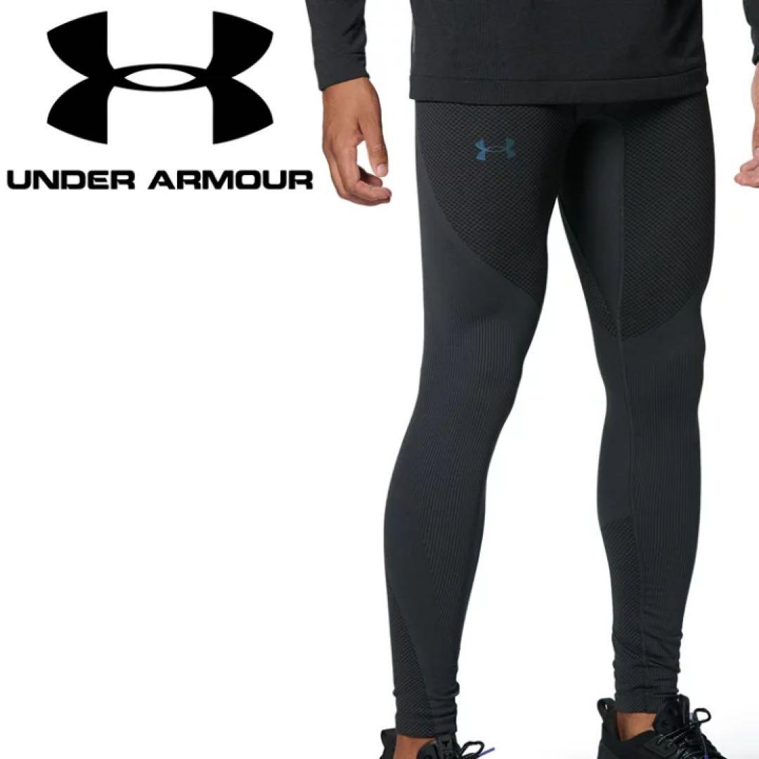 UA RUSH コールドギア レギンス XL ブラック