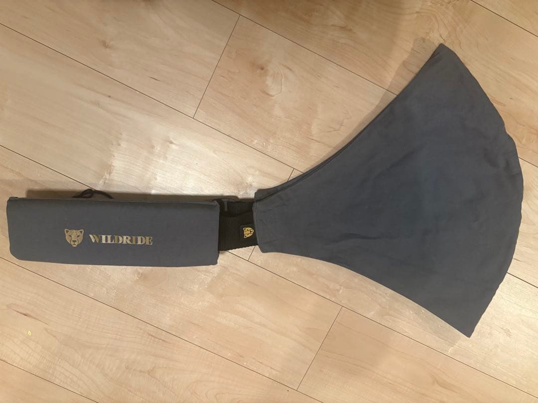 WILDRIDE 片肩式抱っこ紐 グレー/Iron