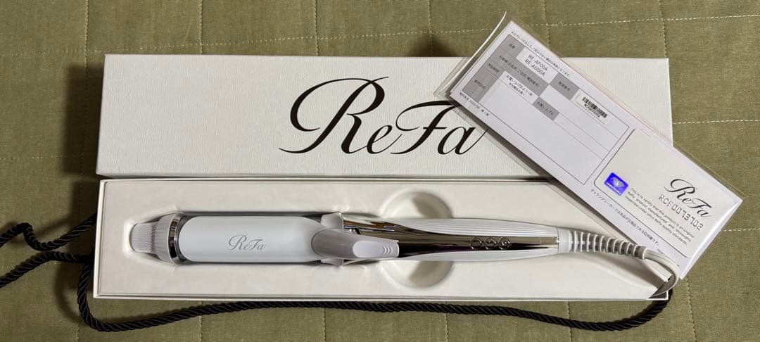 週末限定最終お値下げ ReFa カールヘアアイロン ホワイト32㎜