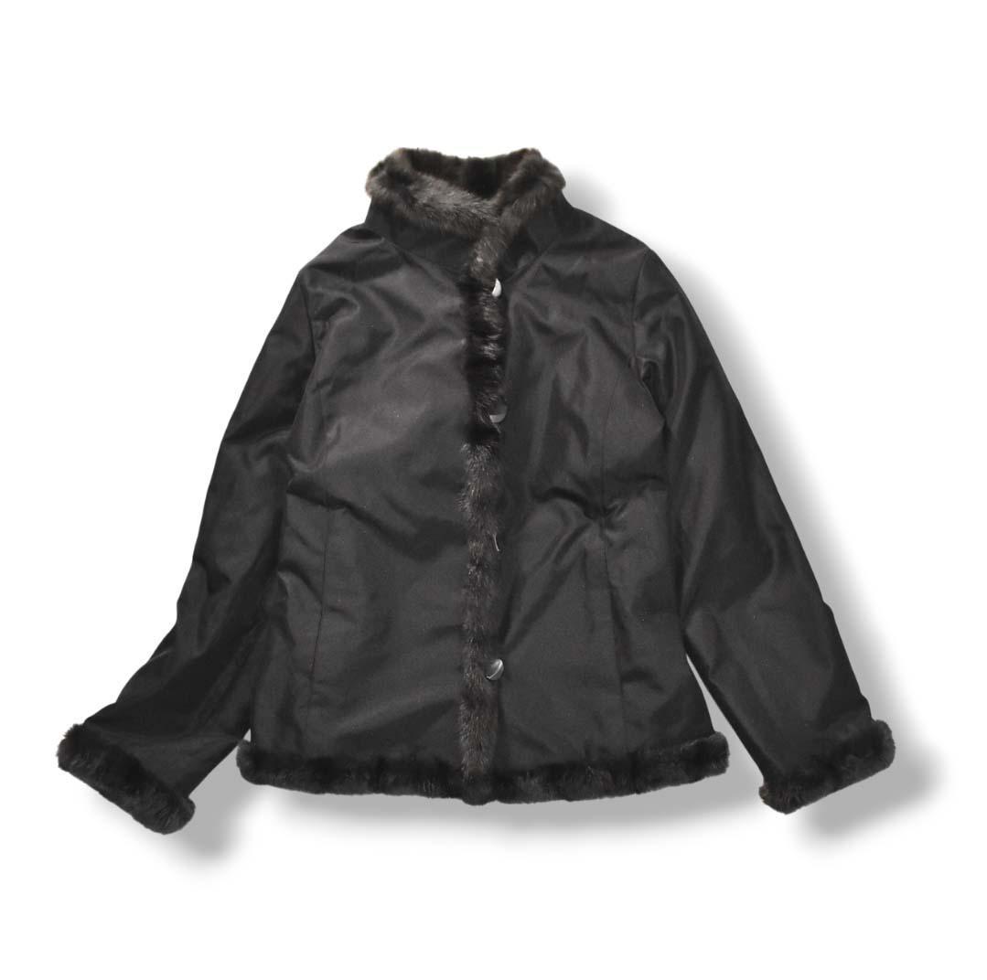 【人気】 【高級】 レリアン リバーシブル リスファー ファーコート 9 ♪