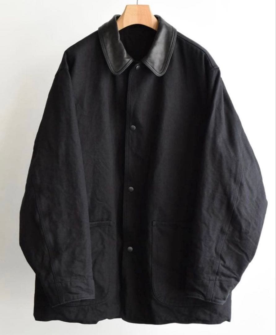 COMOLI 25aw デニム/レザー ワークジャケット サイズ2