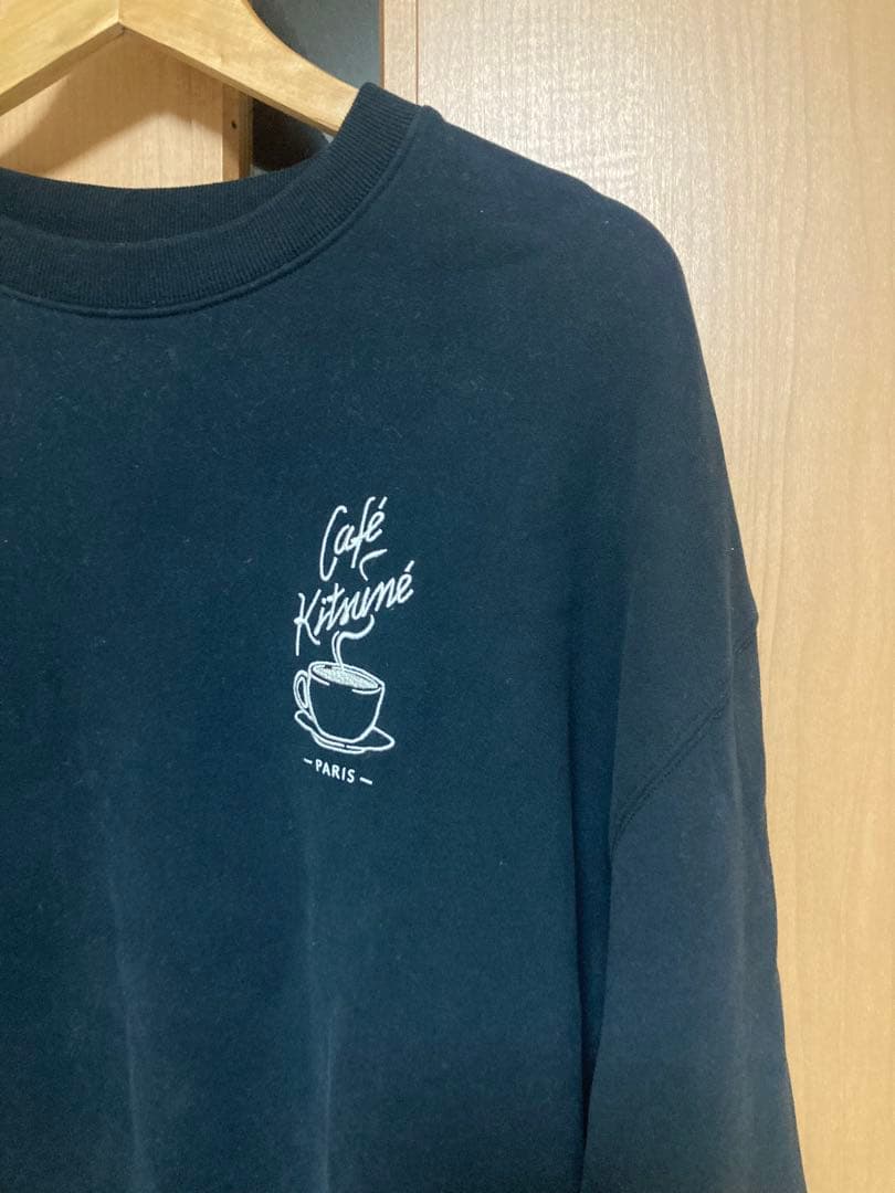 メゾンキツネ 黒スウェット