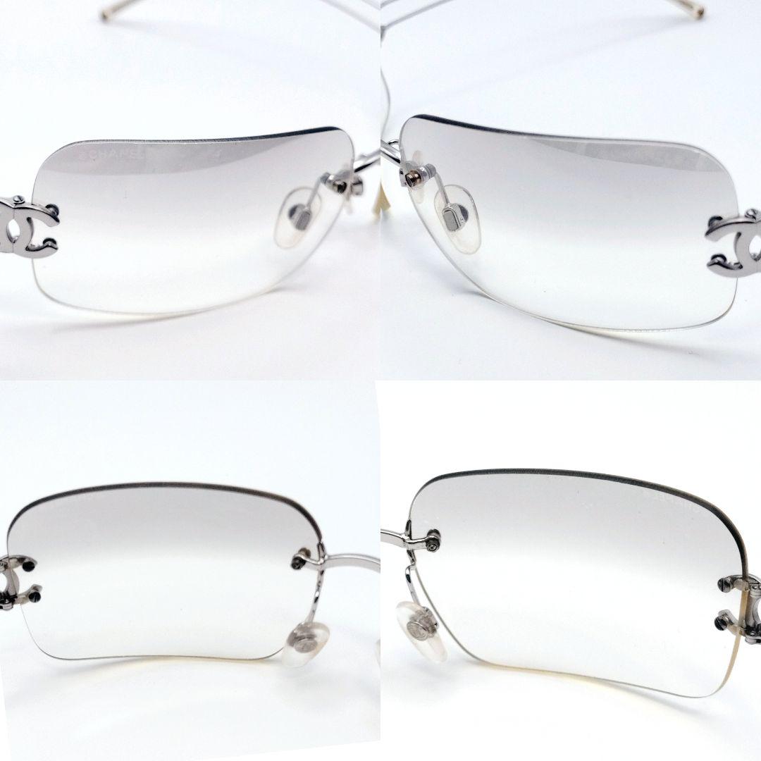 CHANEL シャネル　ココマーク　サングラス　リムレス　グラデーション