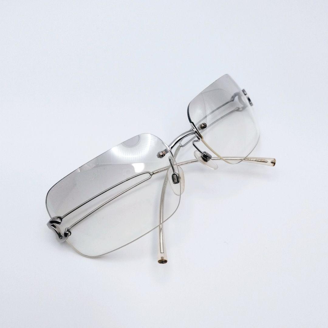 CHANEL シャネル　ココマーク　サングラス　リムレス　グラデーション