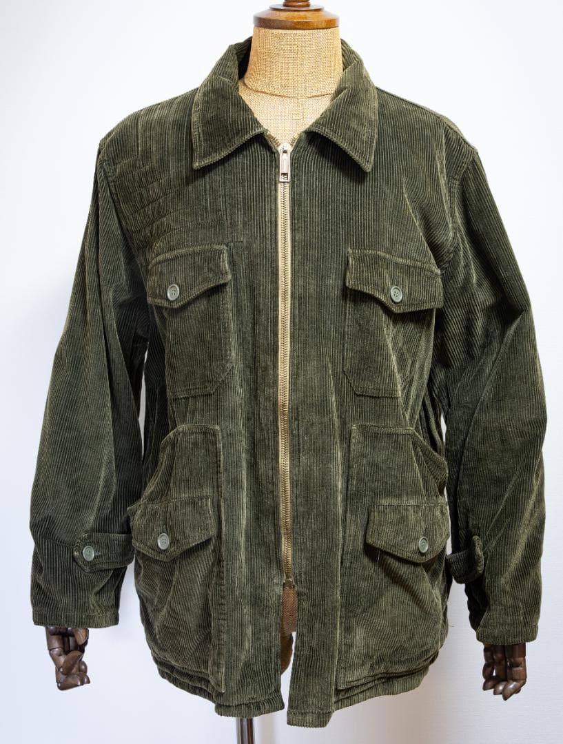 美品70sコーデュロイハンティングジャケットUSAヴィンテージMilitary