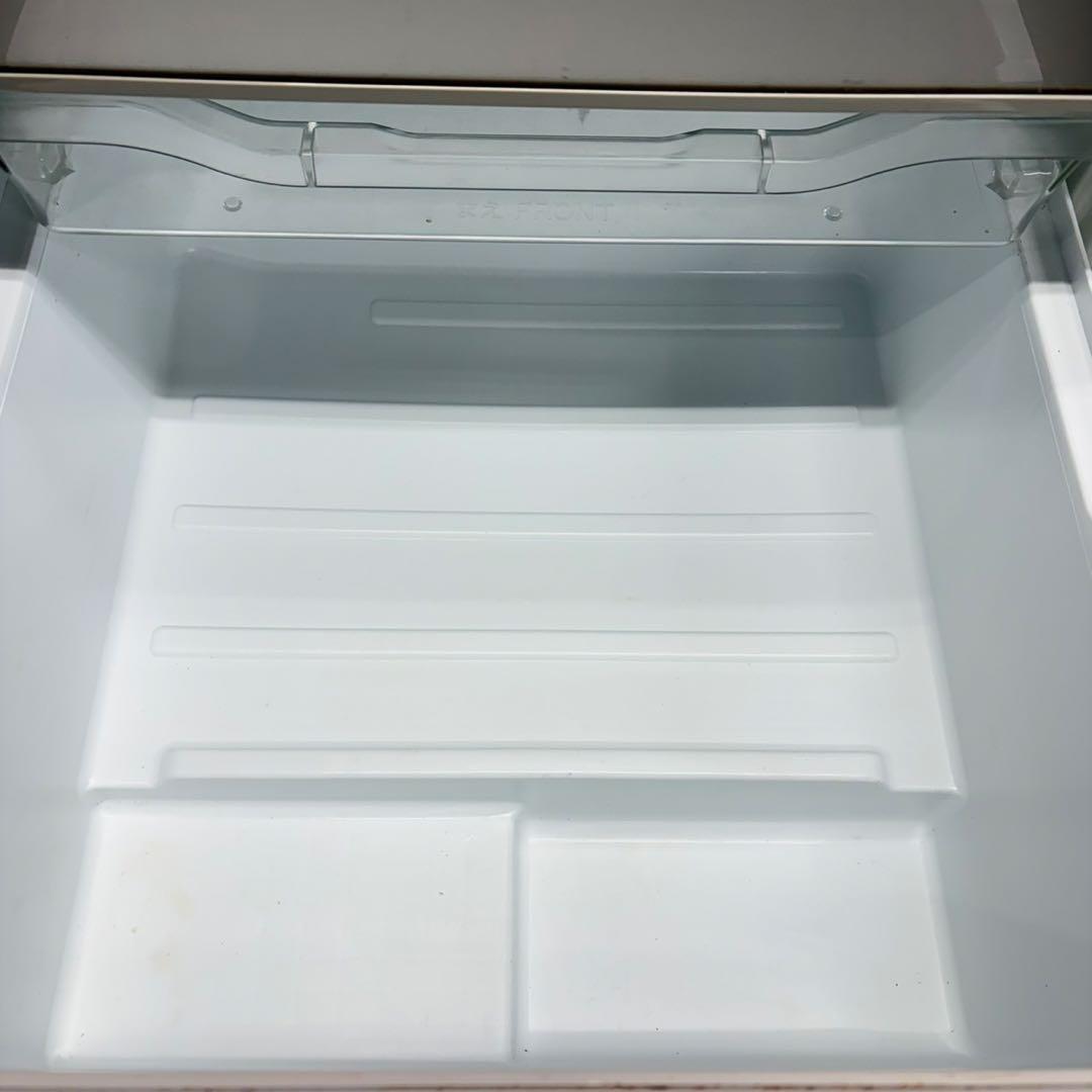 717 鏡面　ガラストップ　5ドア　左開き　大型冷蔵庫　400L強　美品　格安