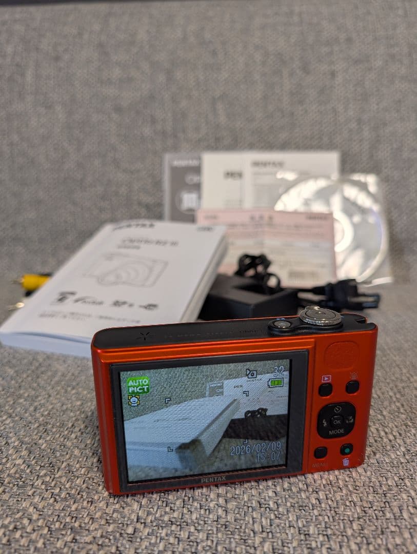 PENTAX Optio RZ18 メタリックオレンジ