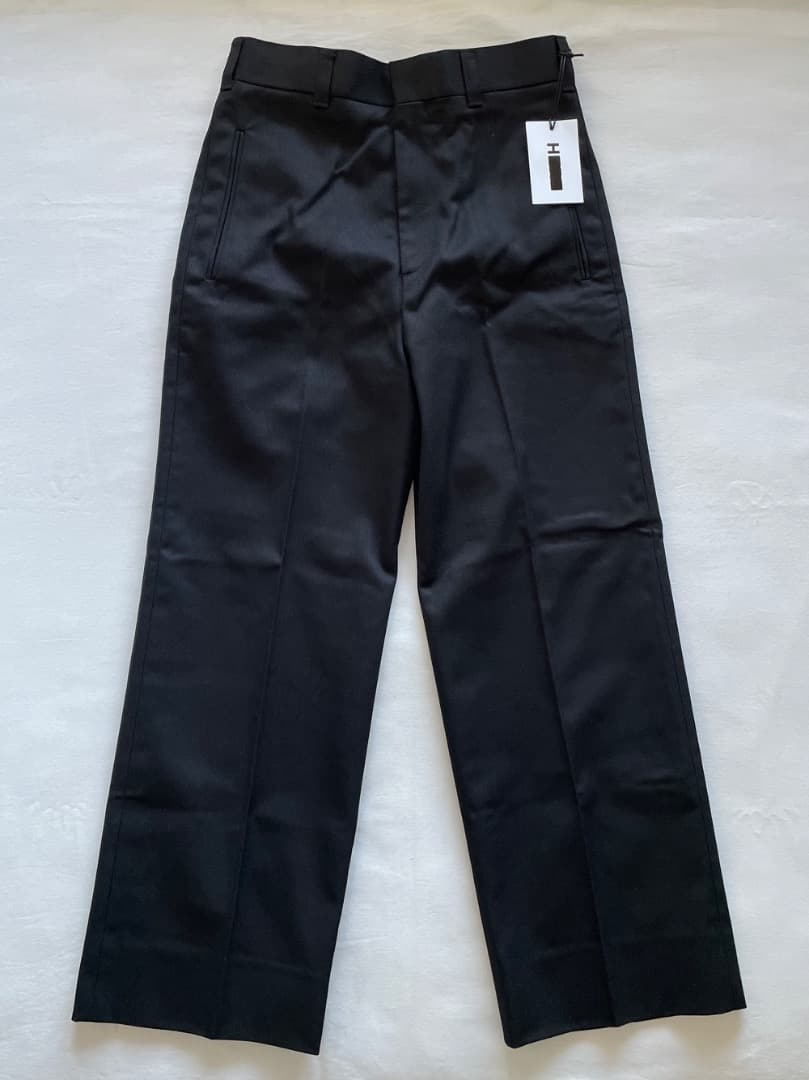 新品 H BEAUTY&YOUTH ポリコットン パンツ ブラック S