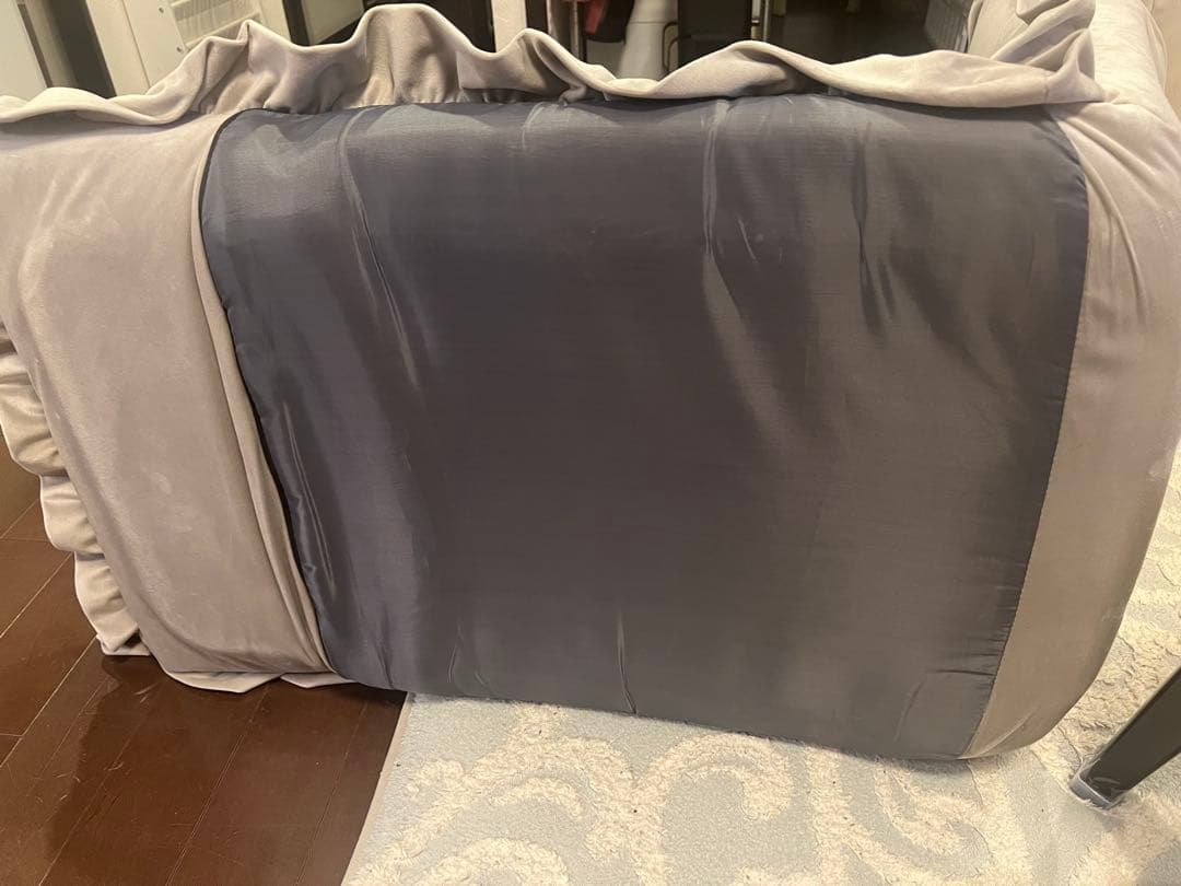 【美品】フランフラン　座椅子　ハイバック　グレー　カラン