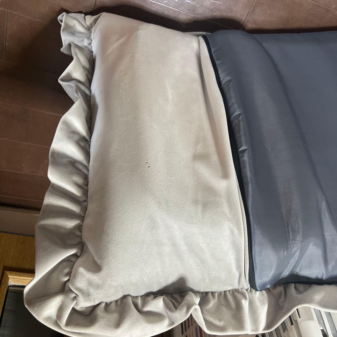 【美品】フランフラン　座椅子　ハイバック　グレー　カラン