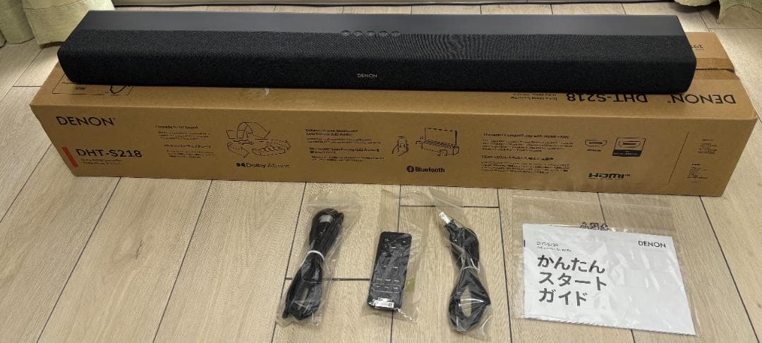 DENON DHT-S218 サウンドバー ブラック
