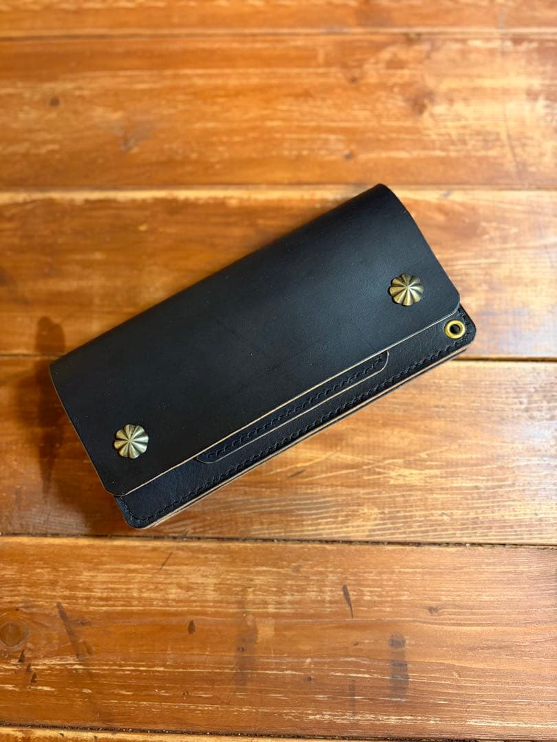 【年始セール】トラッカーウォレット TW-01 アポロコンチョカスタム 茶芯