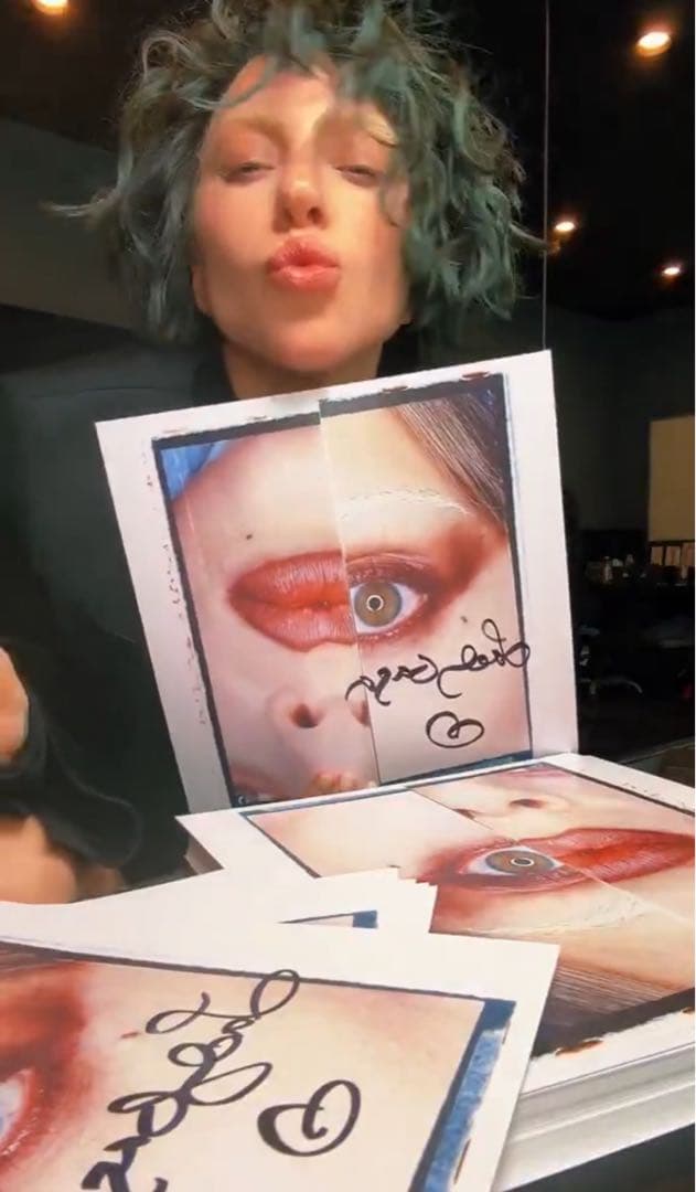 た*ご様 レディー・ガガ　MAYHEM　直筆サイン入りレコード