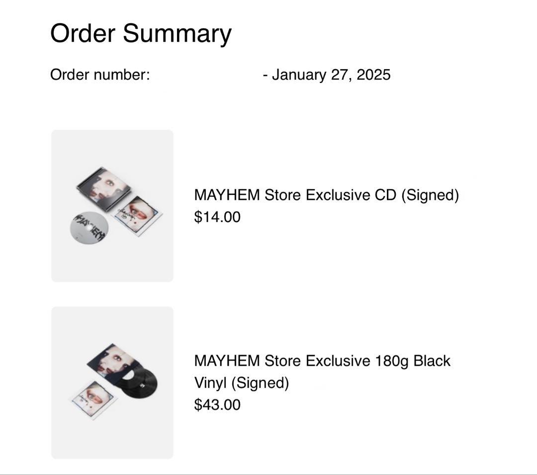 た*ご様 レディー・ガガ　MAYHEM　直筆サイン入りレコード