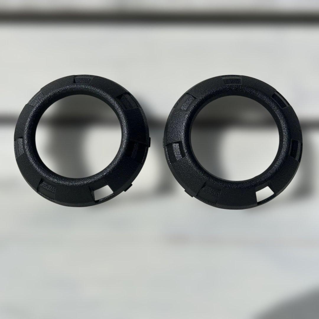 デリカD5MC前　フォグランプベゼル(フォグランプカバー)チッピング塗装