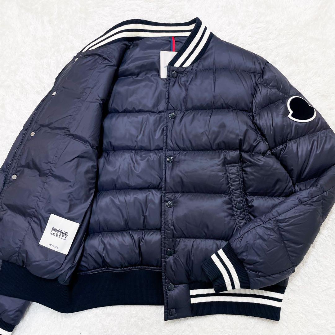 極美品 MONCLER モンクレール バーフォーテン ダウンジャケット ネイビー
