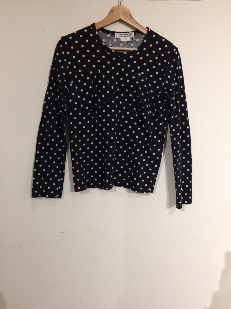 コムデギャルソン　ドット柄トップス