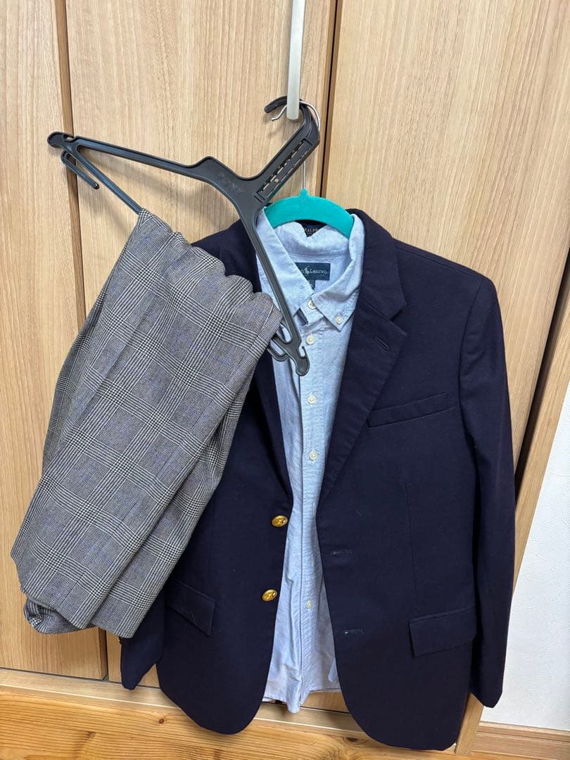 ラルフローレン スーツ 160 卒業式 3点セット 黒　　RalphLauren