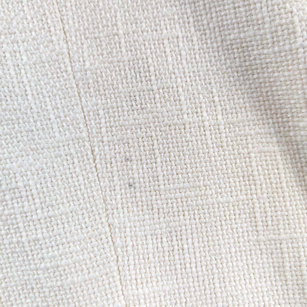 モスキーノ ビーズ 装飾ビジュー デカボタン 短丈 ツイードテーラードジャケット