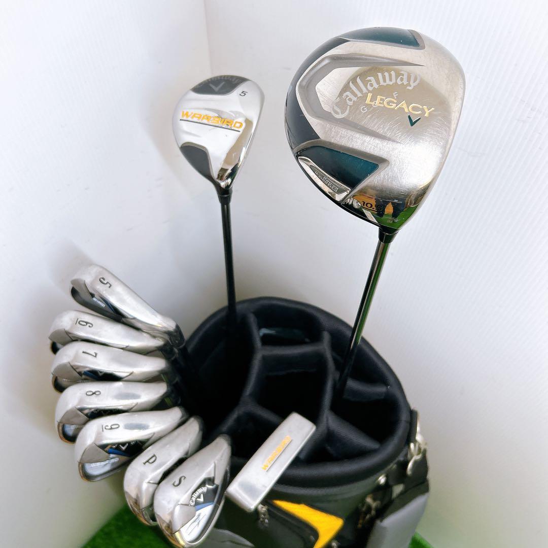 キャロウェイ ウォーバード レガシー メンズクラブセット 10本 男性 初心者