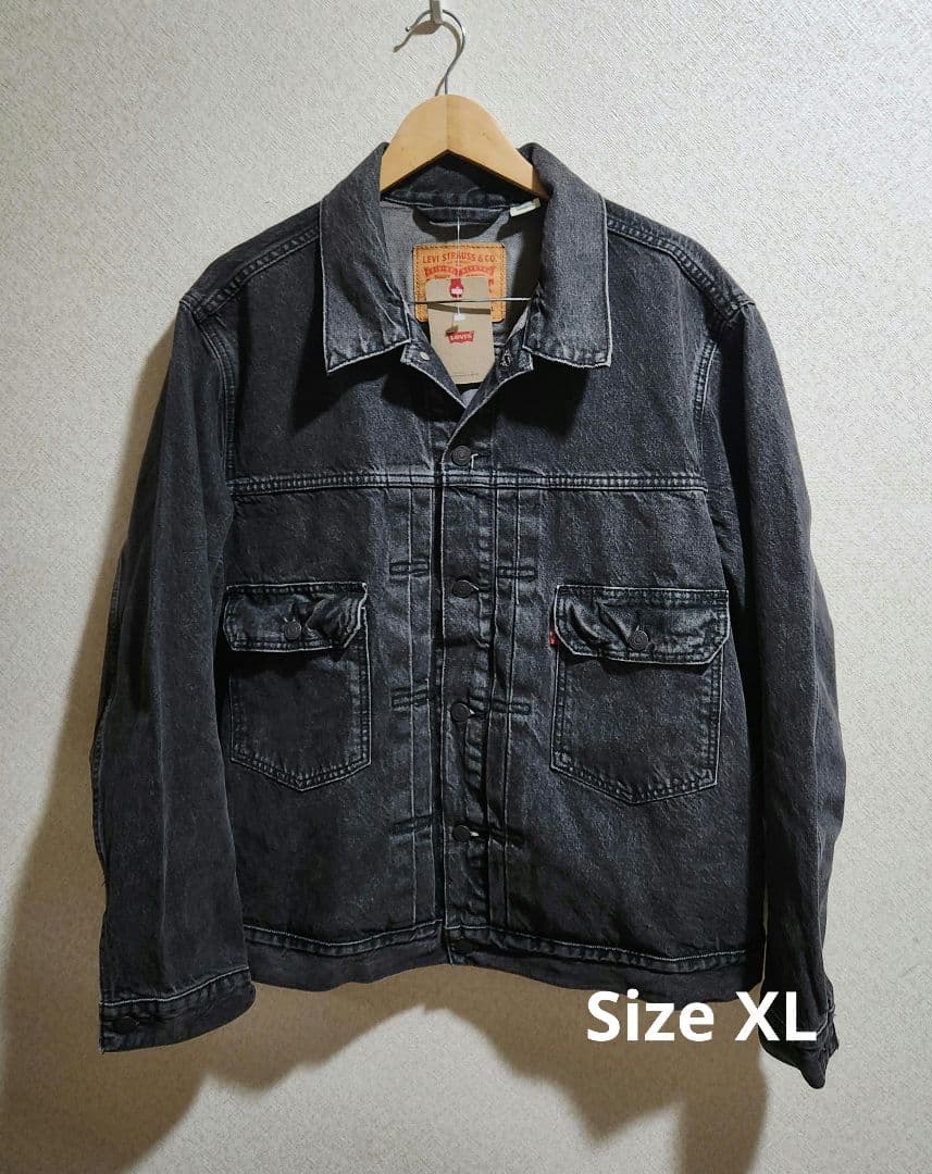 Levi’s リーバイス 2nd デニムジャケット ブラックデニム XL