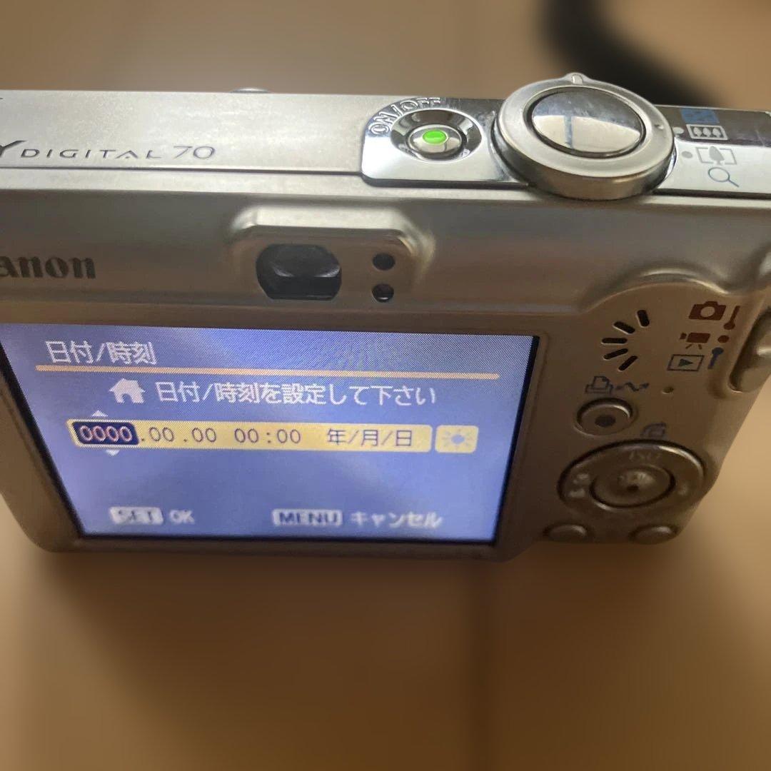 Canon IXY DIGITAL 70 本体 + バッテリー + ケース