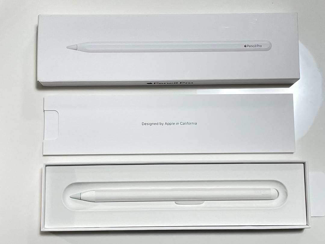 Apple Pencil Pro ホワイト（新品未使用）　※互換性注意