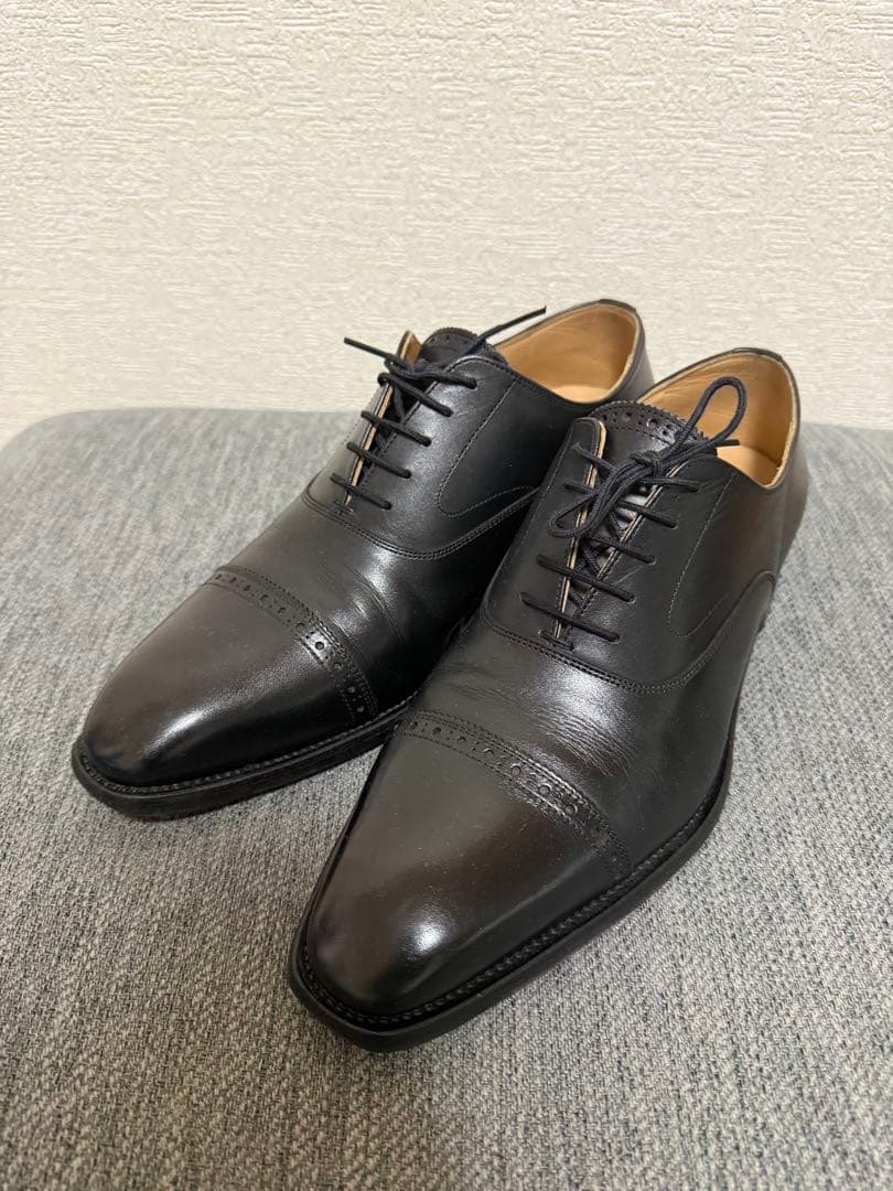 スコッチグレイン　ストレートチップ