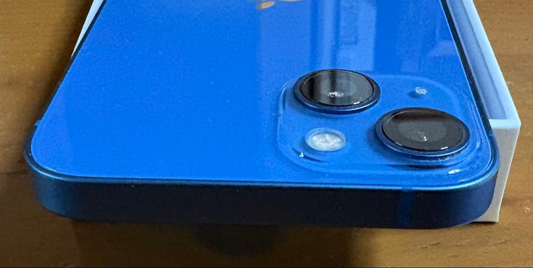 美品　iPhone13 ブルー　100% 128GB