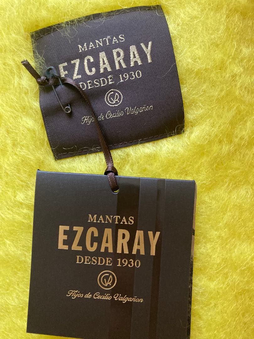 MANTAS EZCARAY モヘアブランケット